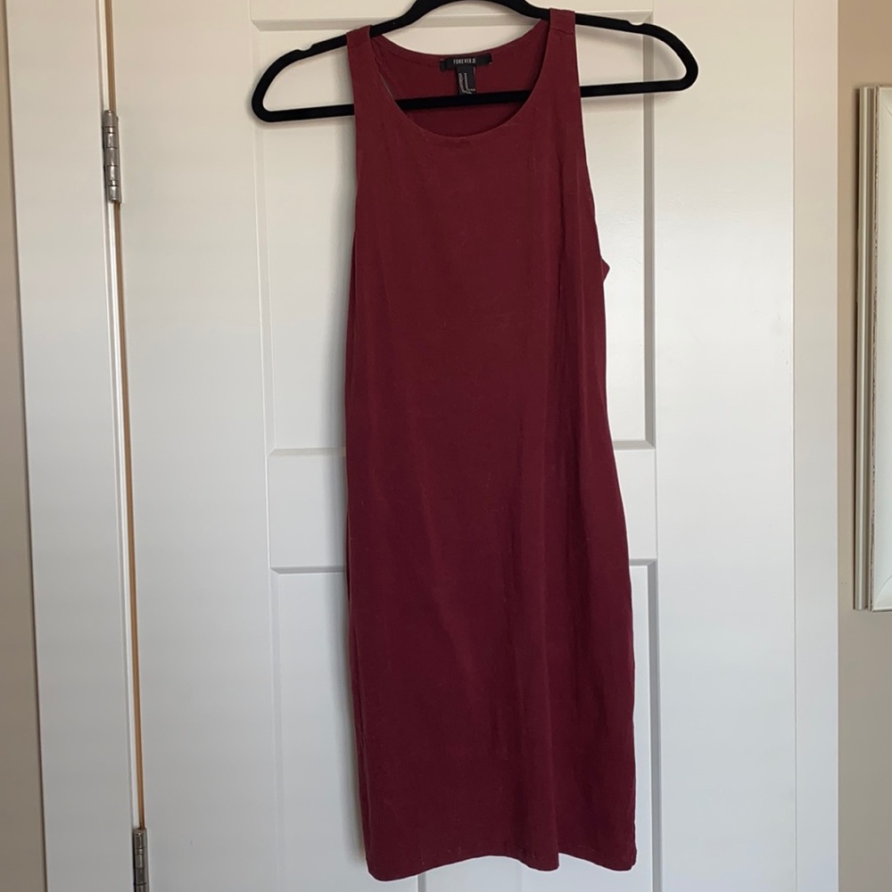Maroon Midi Sundress
